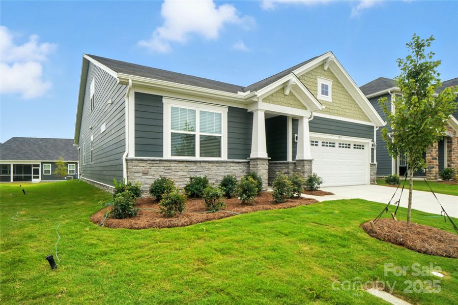 Representational only. Actual exterior elevation and interior finishes can vary.