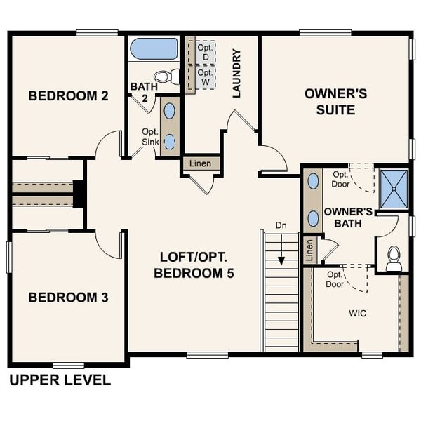 2D floor plan layout of this home in Spring Valley Ranch, Elizabeth, CO (Image 4).