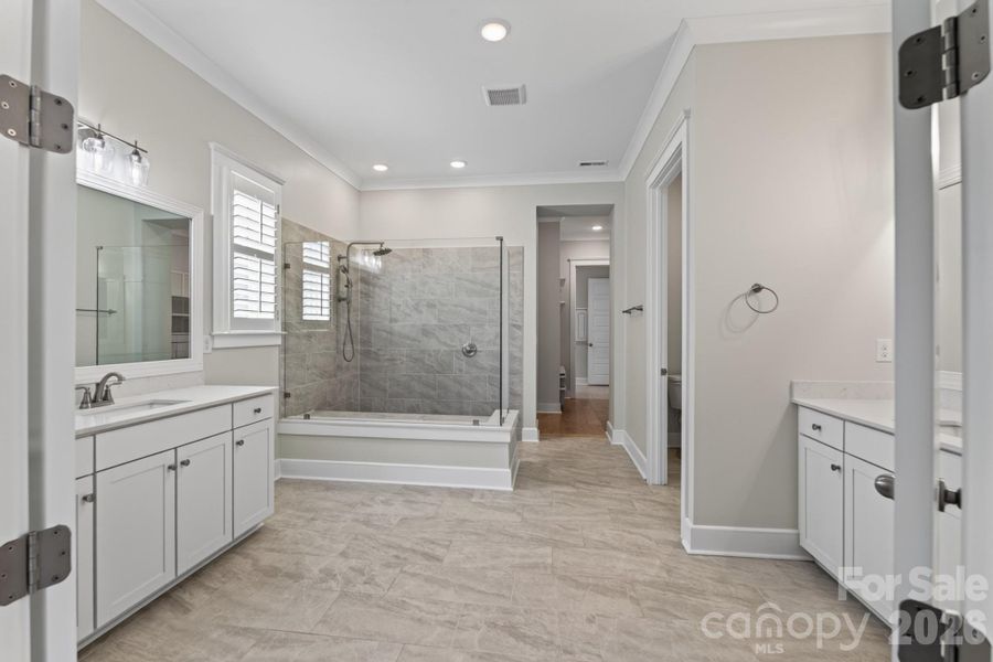 Primary Bathroom Double Vanities