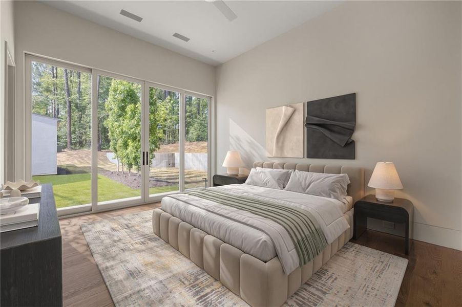 Furnished interior view inside a new home in , Chattahoochee Hills (Image 29). Furnished interior view inside a new home in , Chattahoochee Hills (Image 29).