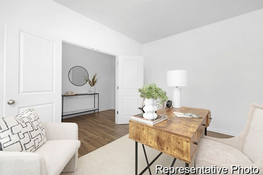 Furnished interior view inside a new home in Wheatfield Estates, Statesville (Image 13).