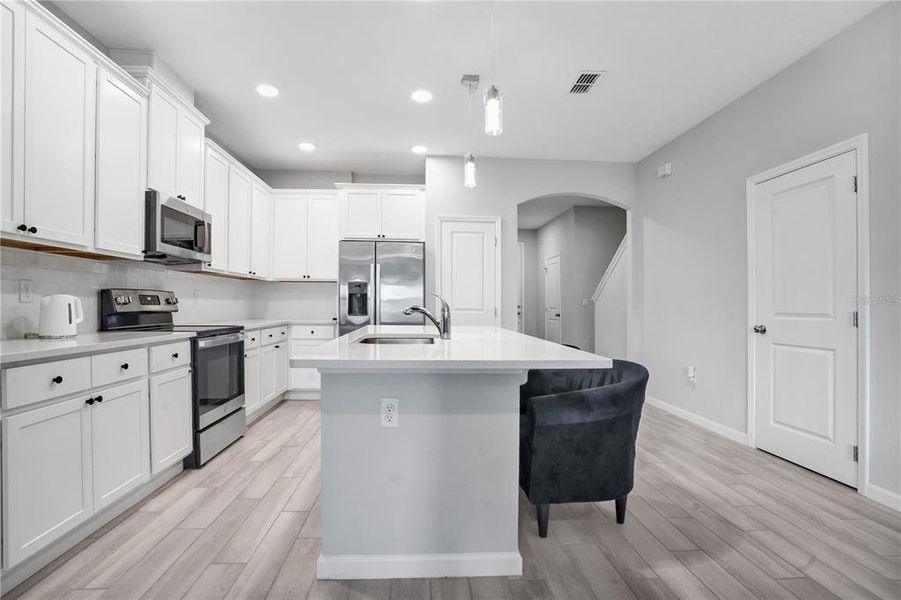 Furnished interior view inside a new home in , Oviedo (Image 11).