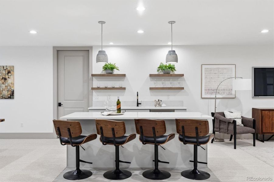 Furnished interior view inside a new home in , Denver (Image 32).