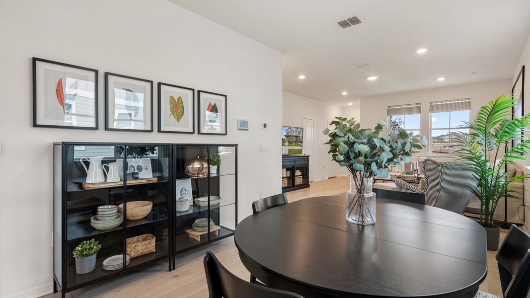 Furnished interior view inside a new home in Avery Centre, Round Rock (Image 13).