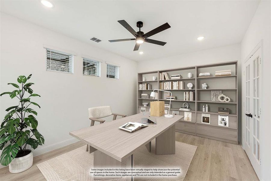 Furnished interior view inside a new home in West Crossing, Anna (Image 7). Furnished interior view inside a new home in West Crossing, Anna (Image 7).