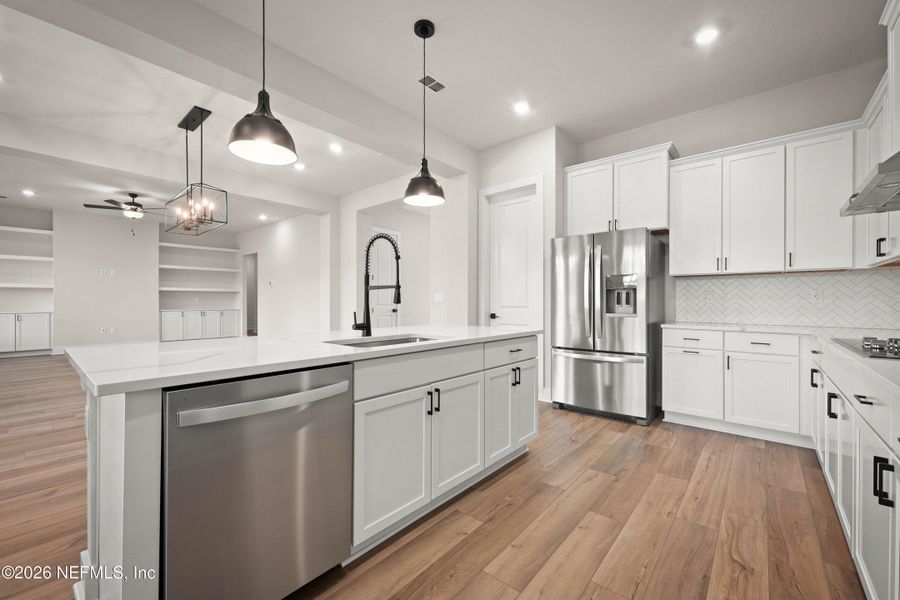Furnished interior view inside a new home in , Hilliard (Image 15).
