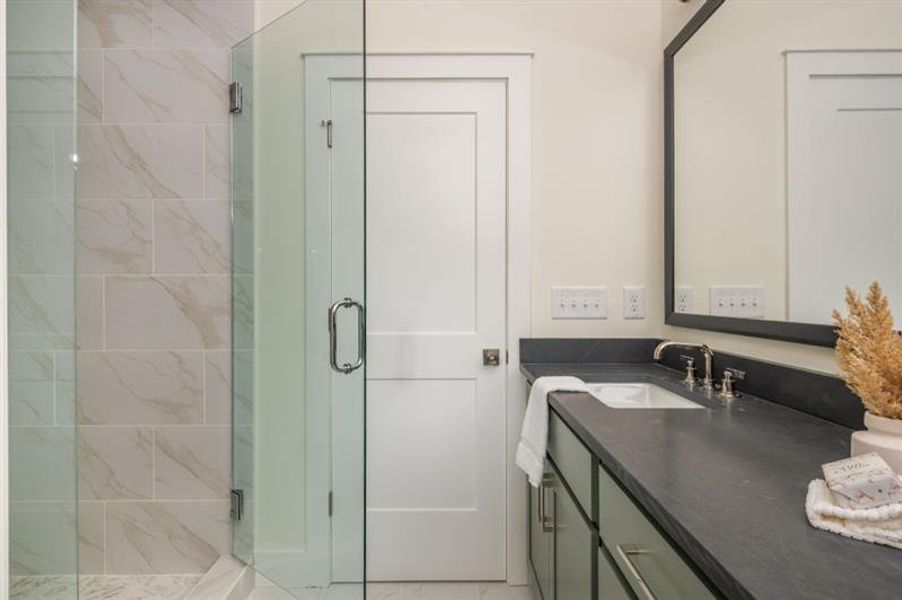 Furnished interior view inside a new home in , Atlanta (Image 6).