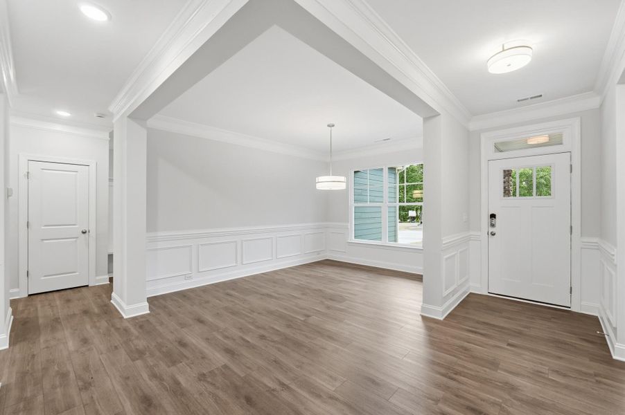 Spacious, unfurnished interior of a new home in Chasewood, Mint Hill (Image 14). Spacious, unfurnished interior of a new home in Chasewood, Mint Hill (Image 14).