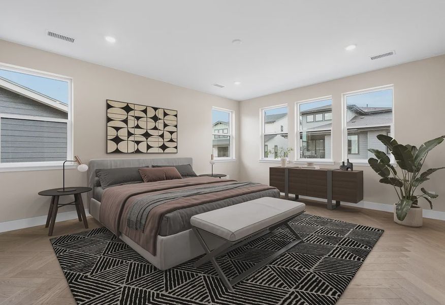 Homesite 230 Primary Bedroom - Virtually Staged - 8 of 17