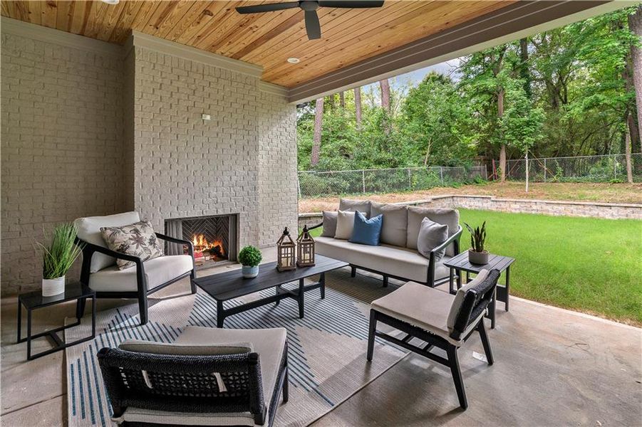 Exterior details and patio area of a home in , Decatur (Image 38). Exterior details and patio area of a home in , Decatur (Image 38).