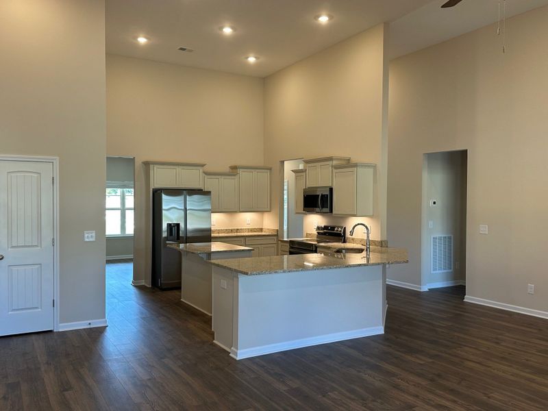 Furnished interior view inside a new home in Cumberland Estates, Fairview (Image 3).