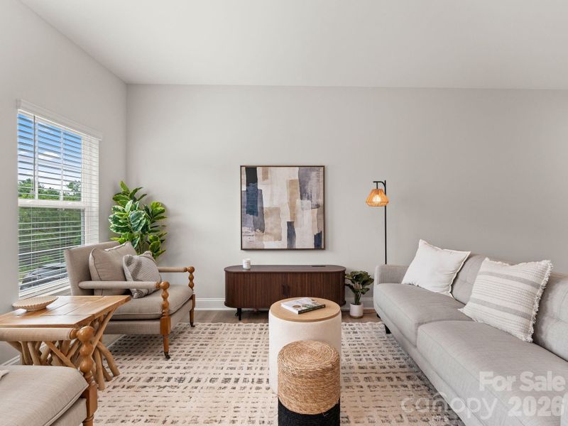 Furnished interior view inside a new home in , Asheville (Image 35).