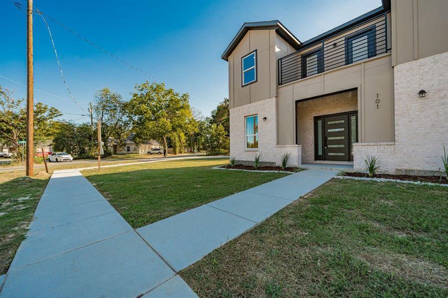 Exterior details and patio area of a home in , Terrell (Image 2). Exterior details and patio area of a home in , Terrell (Image 2).