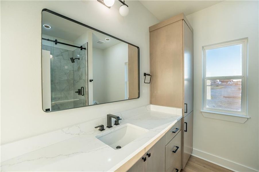 Furnished interior view inside a new home in , Woodway (Image 33). Furnished interior view inside a new home in , Woodway (Image 33).