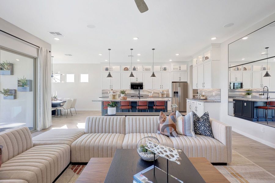 Representative furnished interior of a home built from the Burgundy by Mattamy Homes in White Tank Vistas, Waddell (Image 17).