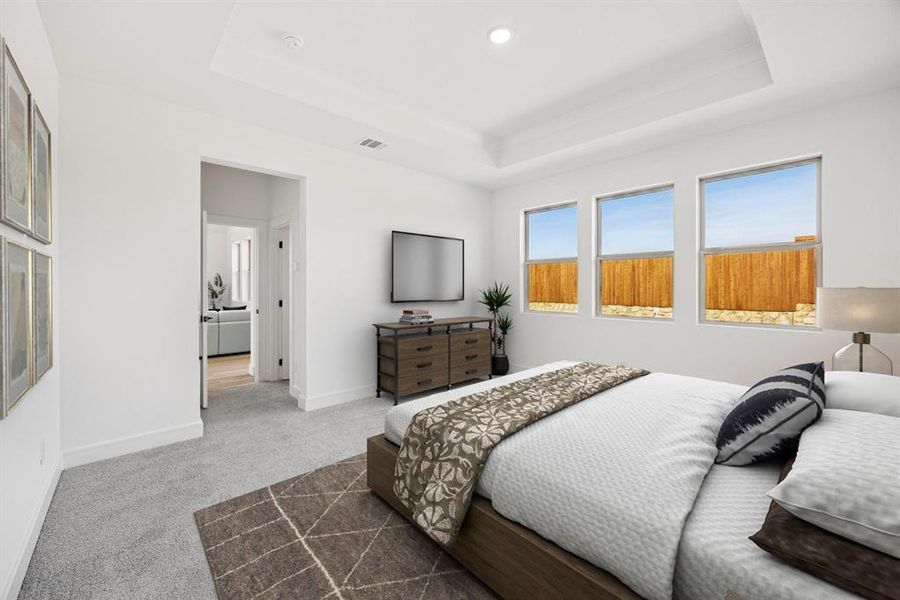 Furnished interior view inside a new home in Heritage Ranch, Sherman (Image 15).