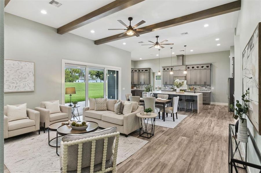 Furnished interior view inside a new home in , Winter Haven (Image 17). Furnished interior view inside a new home in , Winter Haven (Image 17).