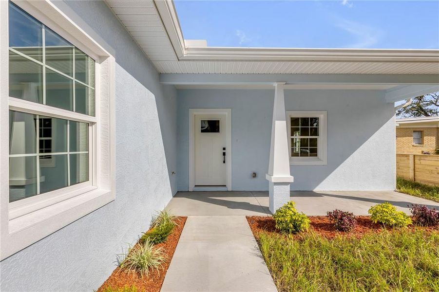 Exterior details and patio area of a home in , Oak Hill (Image 31).