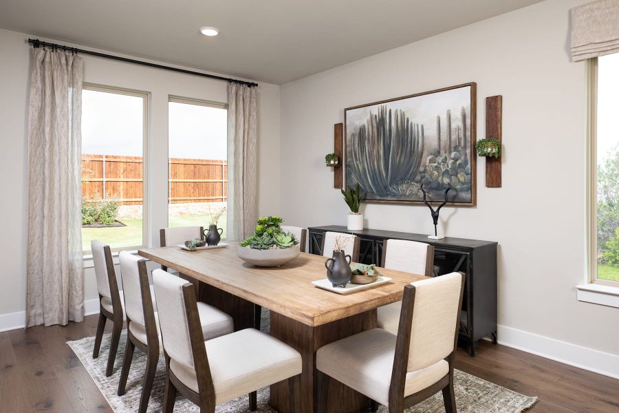 Representative furnished interior of a home built from the Emery by Tri Pointe Homes in View at the Reserve, Mansfield (Image 9). Representative furnished interior of a home built from the Emery by Tri Pointe Homes in View at the Reserve, Mansfield (Image 9).