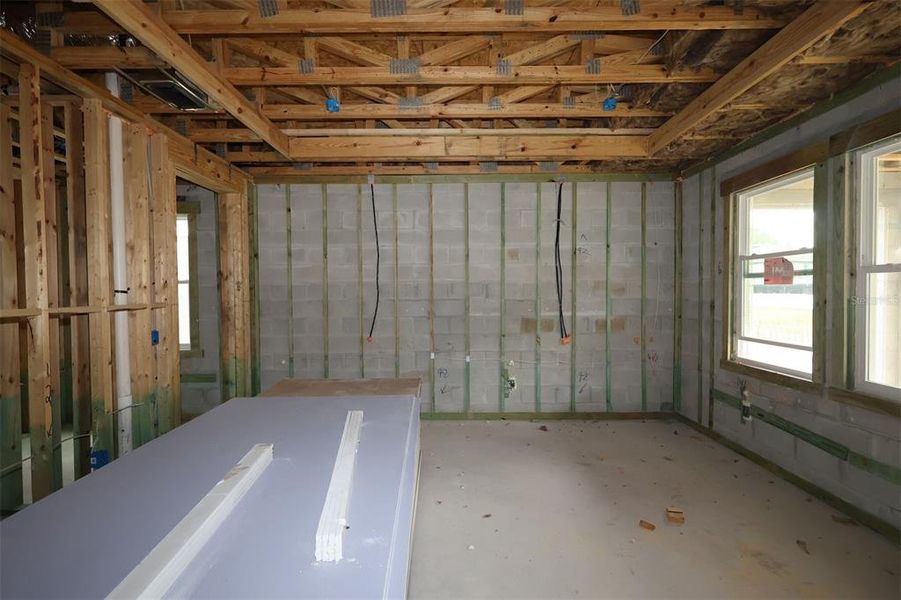 In-progress construction of a new home in Lake Star at Ovation, Winter Garden, FL (Image 11).