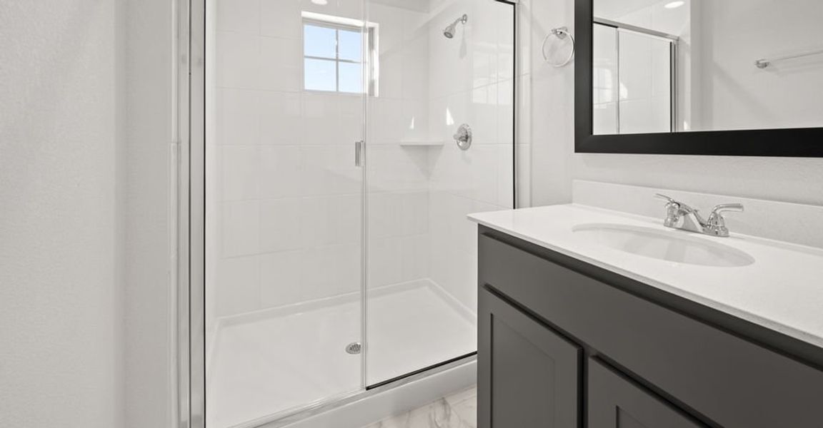 Representative exterior photo of a completed home built from the Meredith by Impression Homes in Main Street Village, Mansfield, TX (Image 16). Representative exterior photo of a completed home built from the Meredith by Impression Homes in Main Street Village, Mansfield, TX (Image 16).