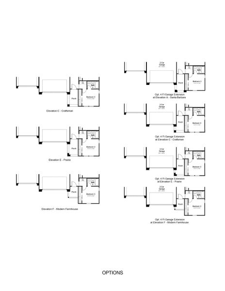 2D floor plan layout of this home in Salero Journey Collection, Laveen, AZ (Image 3).