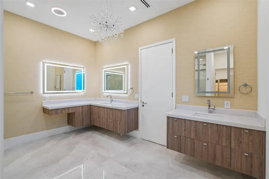 Furnished interior view inside a new home in , Pompano Beach (Image 6).