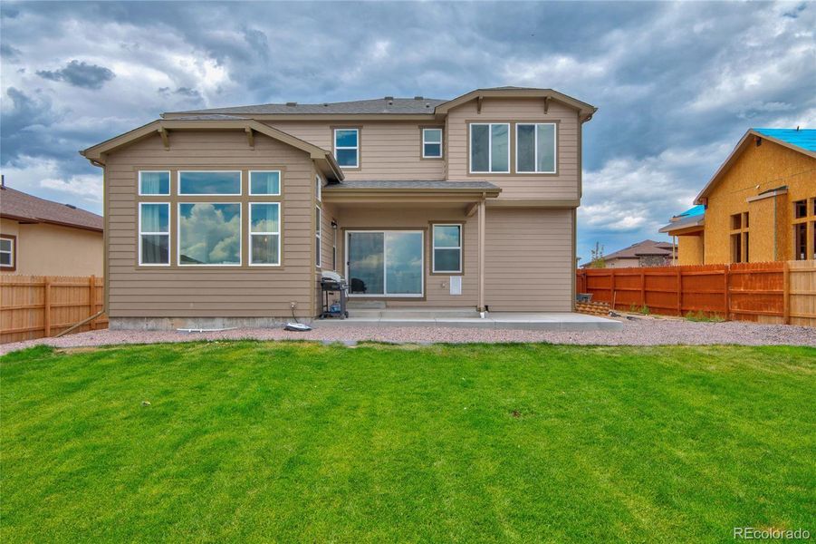 Exterior details and patio area of a home in , Peyton (Image 24).