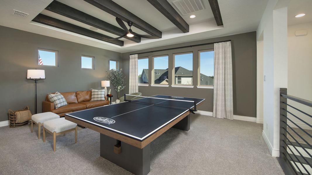 Representative furnished interior of a home built from the 2942H by Perry Homes in Homestead, Schertz (Image 8).