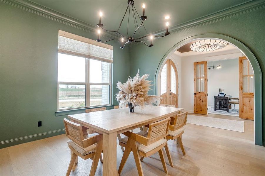 Furnished interior view inside a new home in , Fort Worth (Image 16).