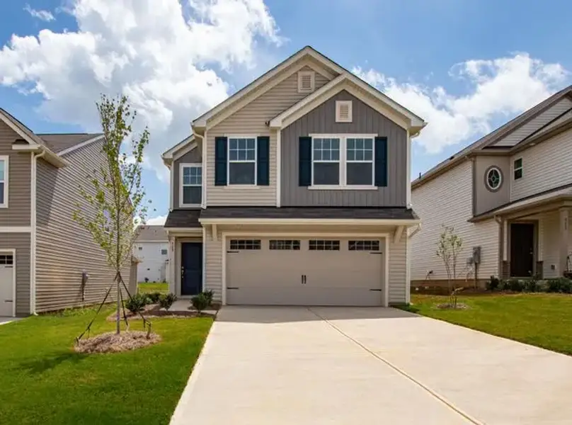 Representative exterior photo of a completed home built from the Lido by True Homes in The Retreat at Reedy Fork Ranch, Greensboro, NC (Image 2).