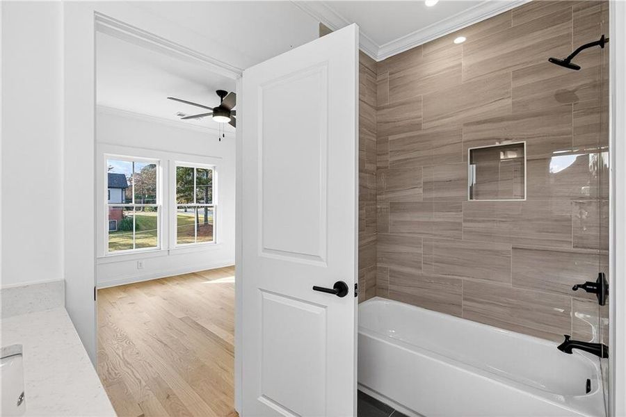 Furnished interior view inside a new home in , Marietta (Image 19).