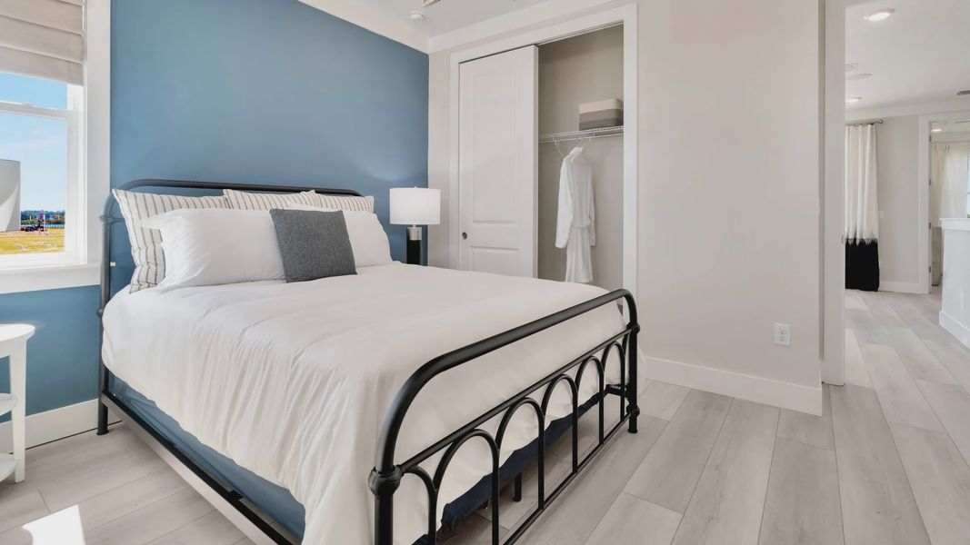 Furnished interior view inside a new home in Lagoon Residences at Epperson, Wesley Chapel (Image 24).