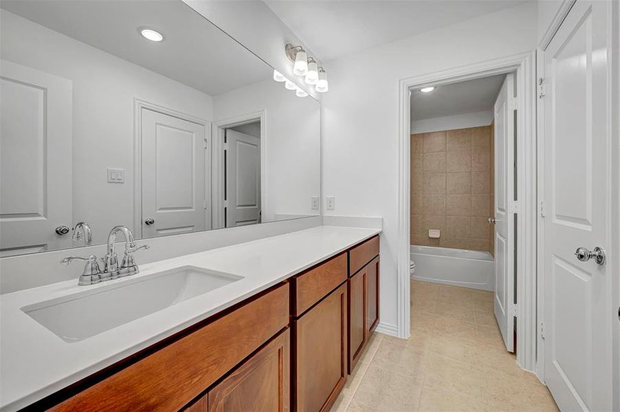 Furnished interior view inside a new home in Vintage Village, Argyle (Image 8).