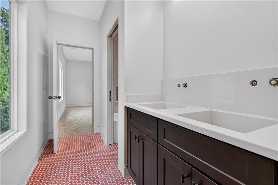Furnished interior view inside a new home in , Dunwoody (Image 57).