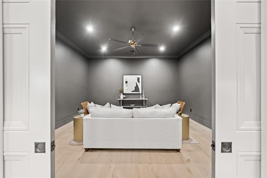 Furnished interior view inside a new home in Santana Ridge, Weatherford (Image 27).