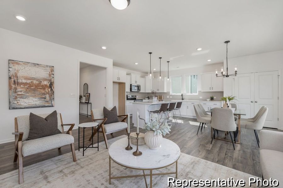 Furnished interior view inside a new home in Eagles Crest, Pageland (Image 11). Furnished interior view inside a new home in Eagles Crest, Pageland (Image 11).