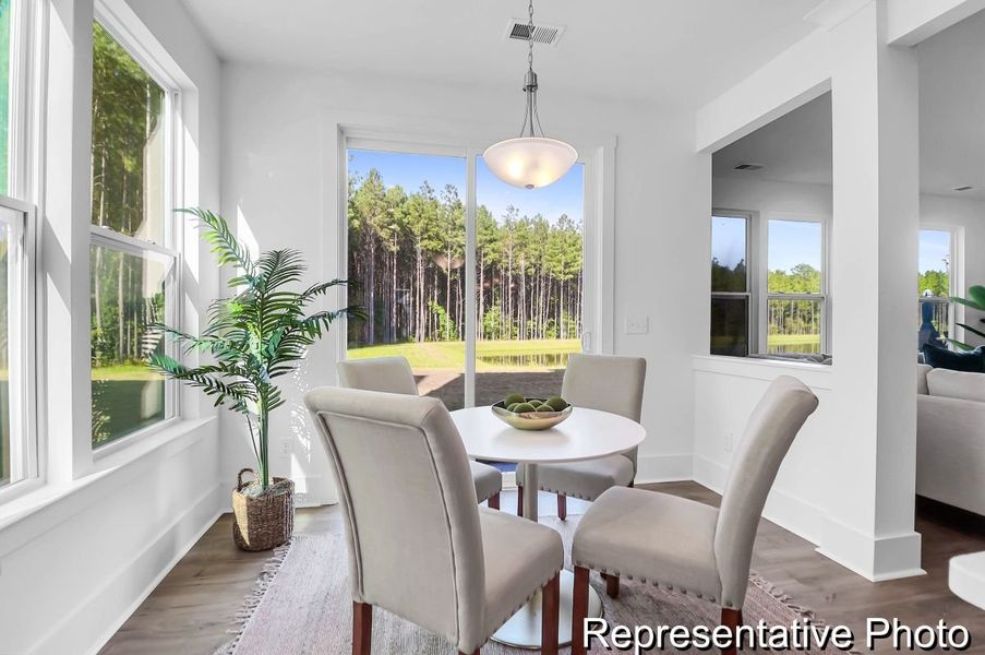 Furnished interior view inside a new home in Whispering Hills, Locust (Image 13). Furnished interior view inside a new home in Whispering Hills, Locust (Image 13).