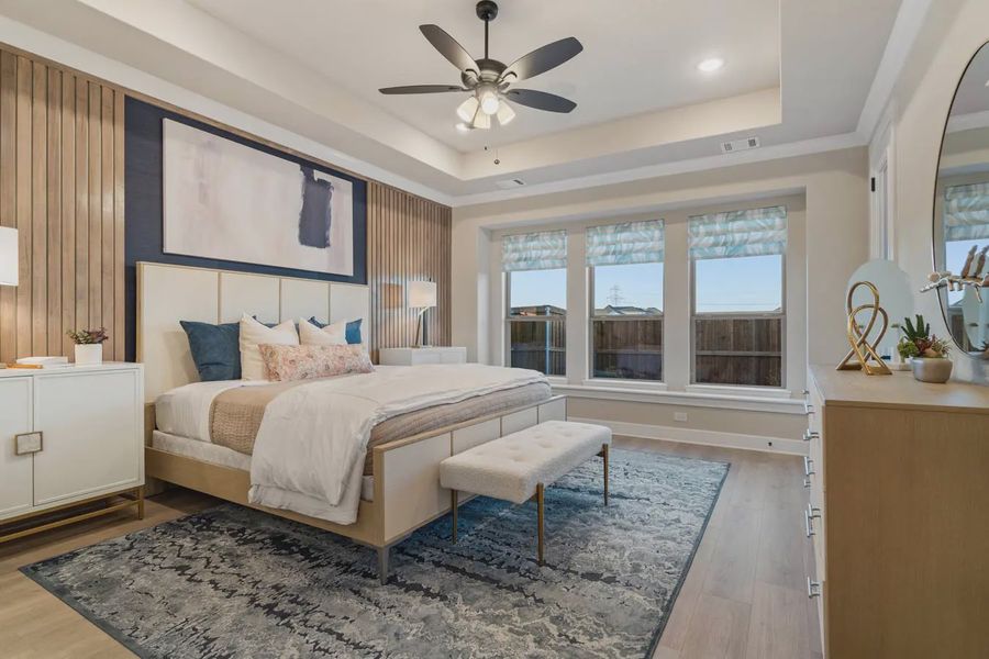 Furnished interior view inside a new home in Karis, Crowley (Image 6).