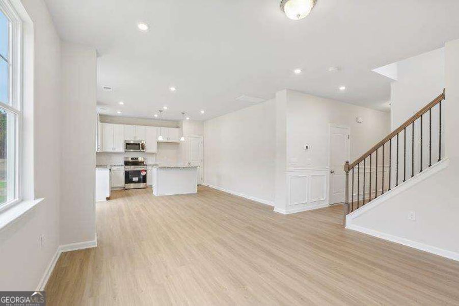 Spacious, unfurnished interior of a new home in Bryson Farms, Byron (Image 9).