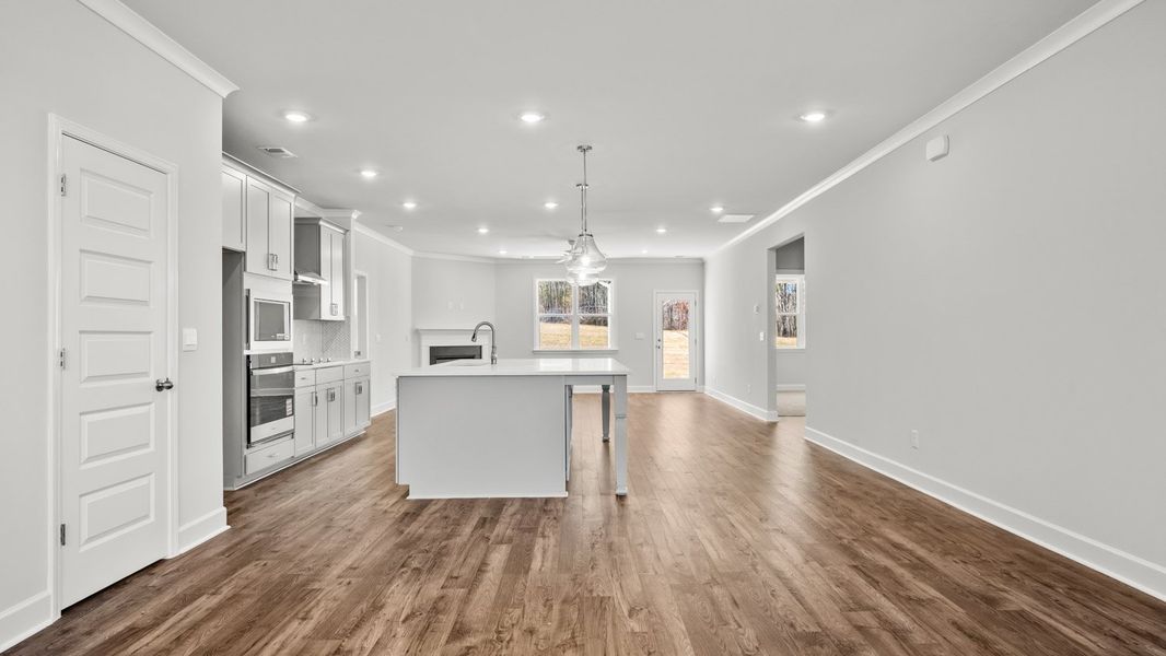Representative furnished interior of a home built from the Marlene by D.R. Horton in Evergreen Crossing, Locust Grove (Image 8).