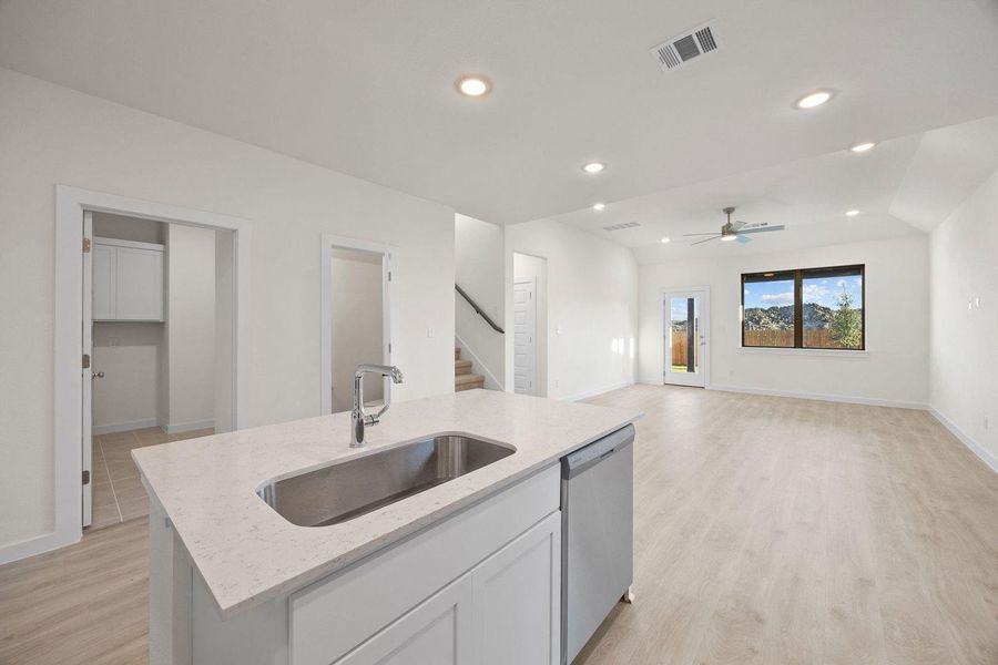 Furnished interior view inside a new home in Prairie Winds, Hutto (Image 8).