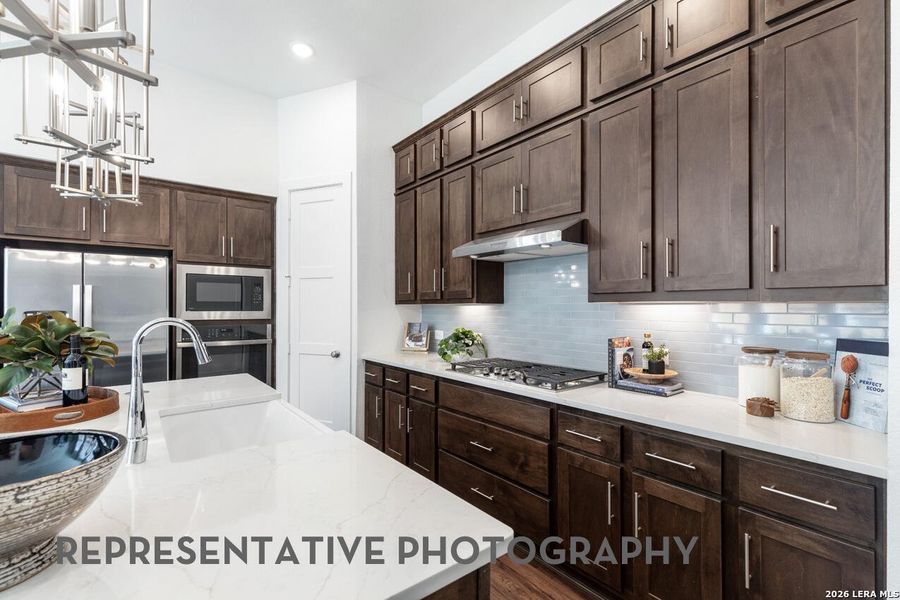 Furnished interior view inside a new home in Davis Ranch, San Antonio (Image 31).