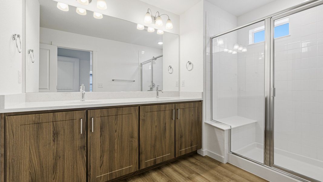 Furnished interior view inside a new home in Timnath Lakes, Timnath (Image 17).