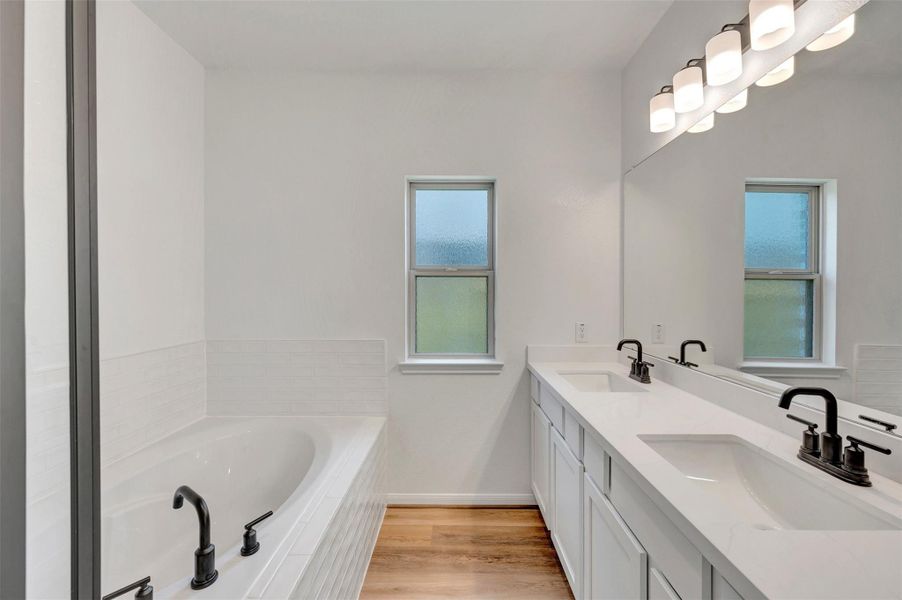 Relaxing owner's bath