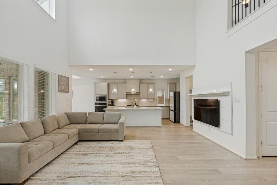 Furnished interior view inside a new home in , Cypress (Image 4).