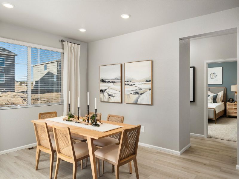 The Granby image modeled at a Meritage Homes community in Falcon, CO