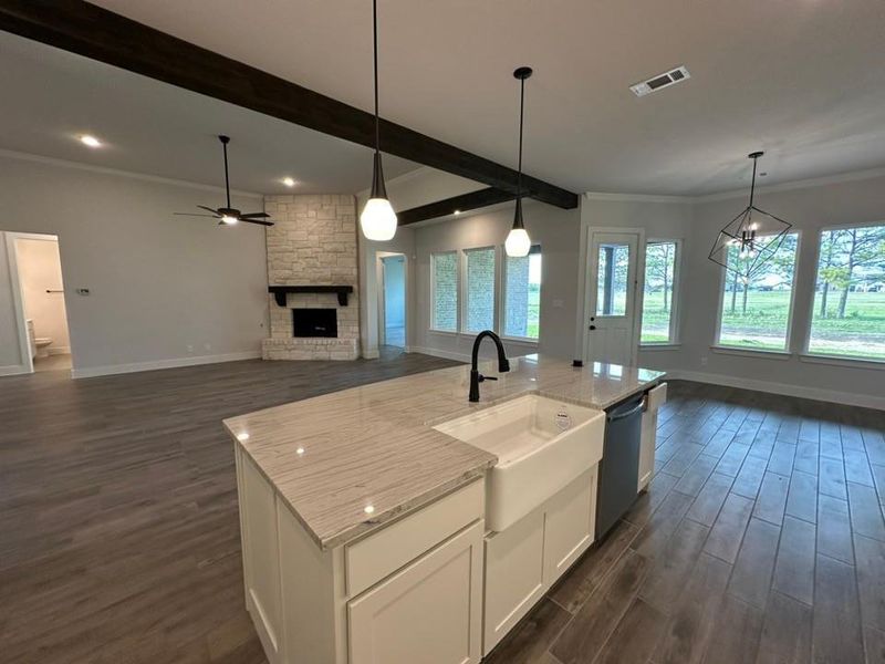 Furnished interior view inside a new home in , Leonard (Image 7).