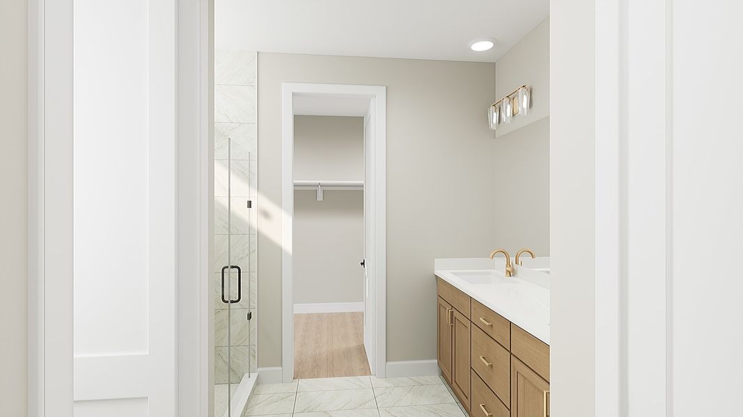 Representative furnished interior of a home built from the Marquis by Tri Pointe Homes in Ascend, Charlotte (Image 9).