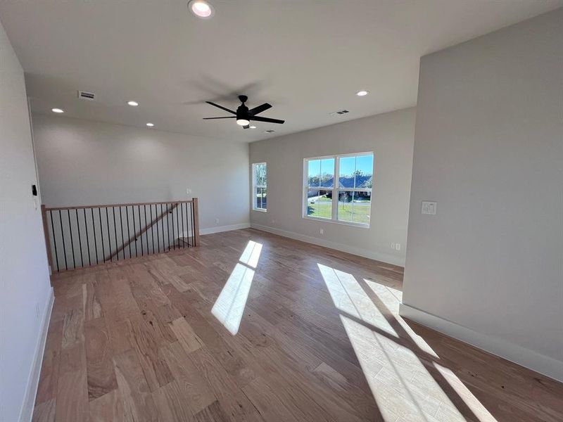 another view of upstairs game room